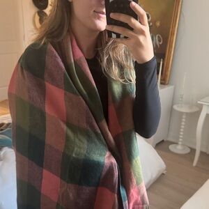 Plaid Multicolor Scarf
